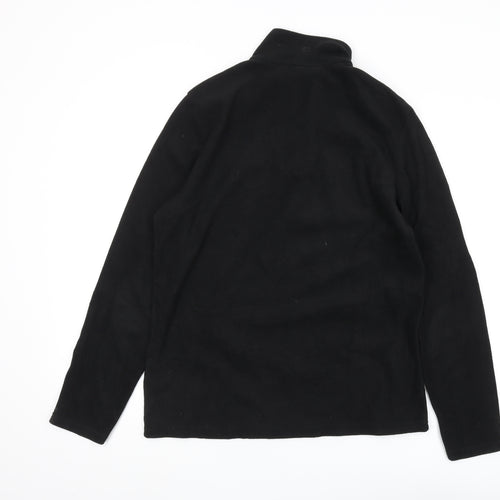 Mountain Warehouse Unisex Black XS Fleece Pullover