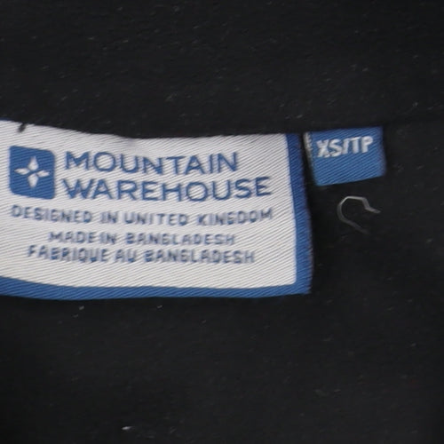 Mountain Warehouse Unisex Black XS Fleece Pullover