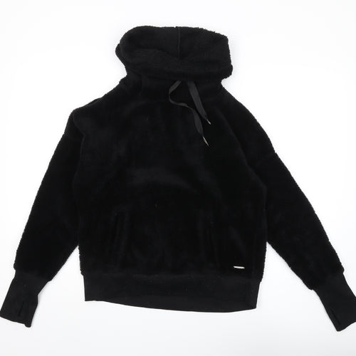 Mondetta Women's Black Hoodie, UK 10, Fleece
