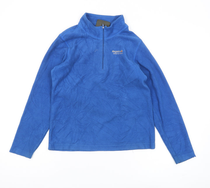 Regatta Boys Blue Fleece Zip Sweatshirt, 11-12 Years