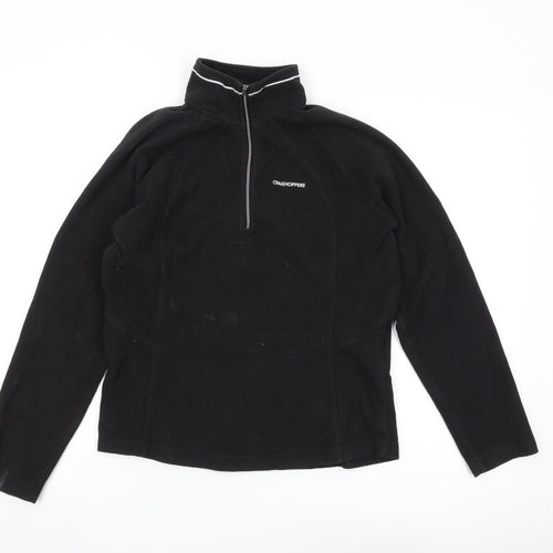 Craghoppers Unisex Black Pullover Sweatshirt, Size 10