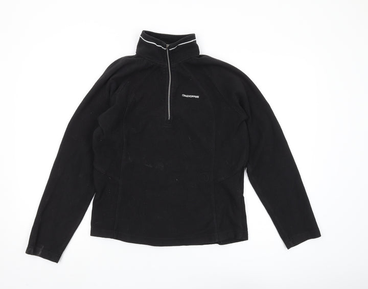 Craghoppers Unisex Black Pullover Sweatshirt, Size 10