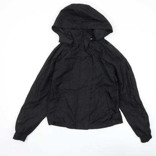 Dunlop Women's Black Hooded Jacket, Size 8