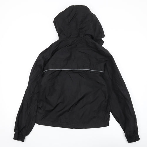 Dunlop Women's Black Hooded Jacket, Size 8