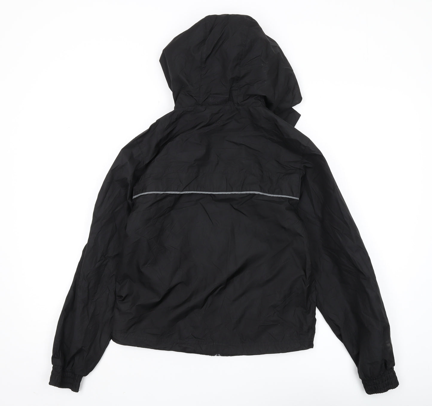 Dunlop Women's Black Hooded Jacket, Size 8