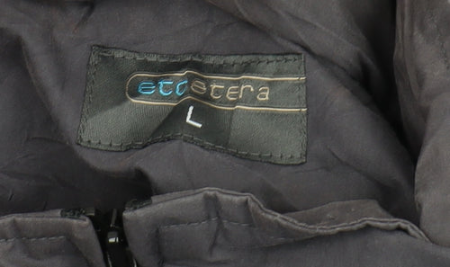 Etcetera Men's Grey Windbreaker Jacket, L, Casual