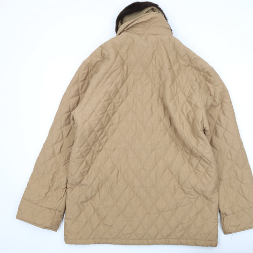 Drizzler Women’s Beige Quilted Jacket Size 14
