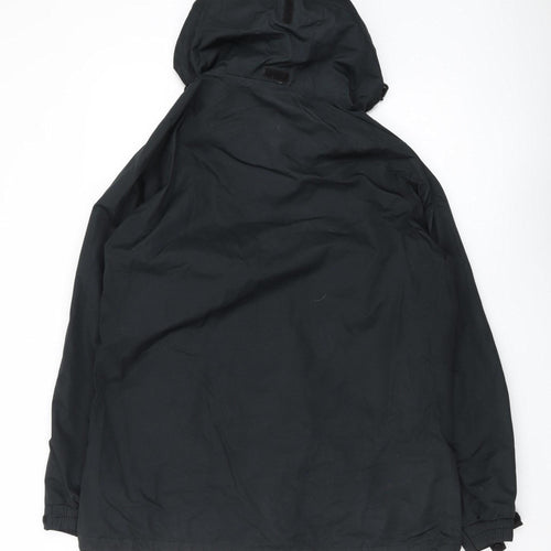 Hi Gear Women's Black Parka Jacket, Size 14, Hooded Waterproof