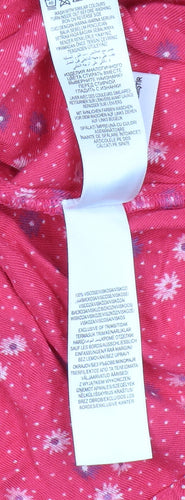 Jasper Conran Girls Red Floral A-Line Dress 12-18 Months