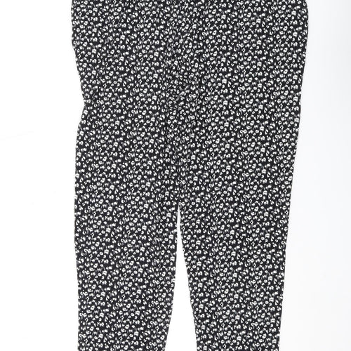 Roman Originals Women's Black Tapered Trousers Size 12