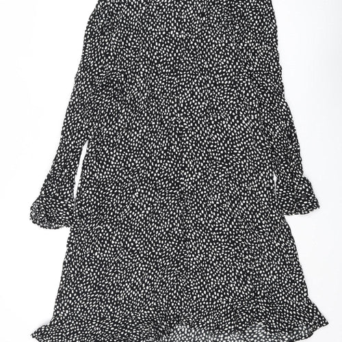 Marks and Spencer Women's Black Long Dress, Size 16