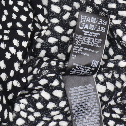 Marks and Spencer Women's Black Long Dress, Size 16