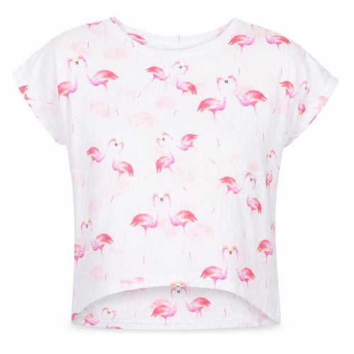 Apricot Women's White Flamingo T-Shirt, Size S