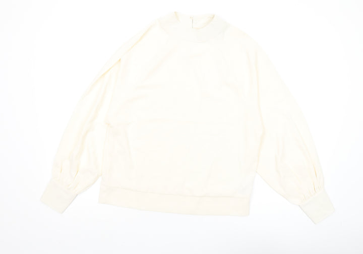 French Connection Women's Ivory Blouse - Size 8