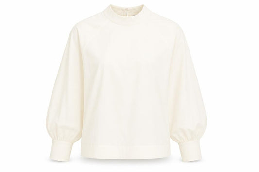 Front view of French Connection Women's Ivory Blouse -, size 8