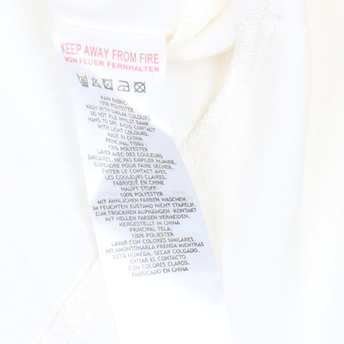 French Connection Women's Ivory Blouse - Size 8