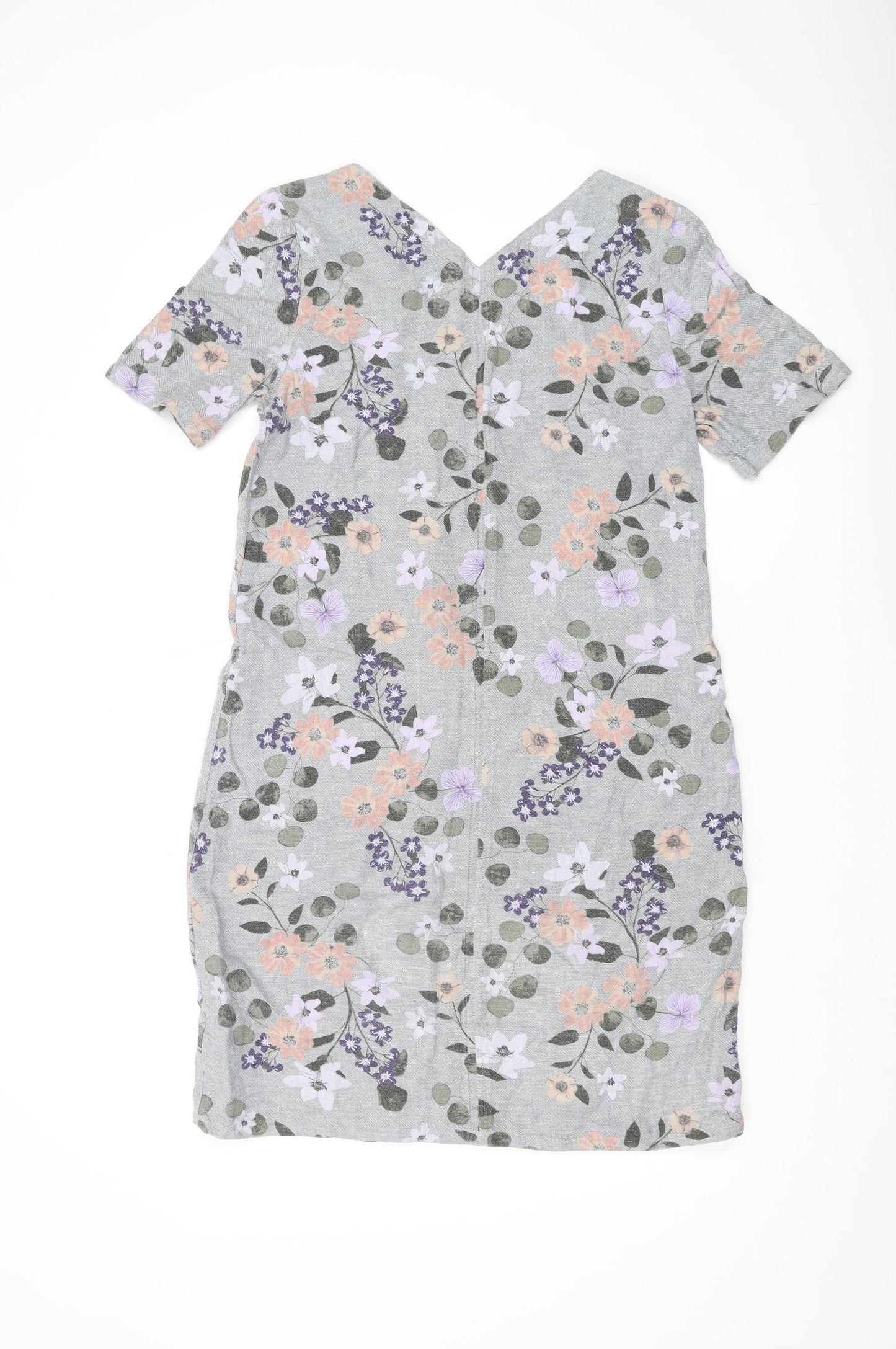 Marks and Spencer Floral Shift Dress 10 Multicoloured