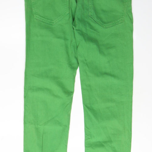 River Island Men's Green Straight Jeans Size 30