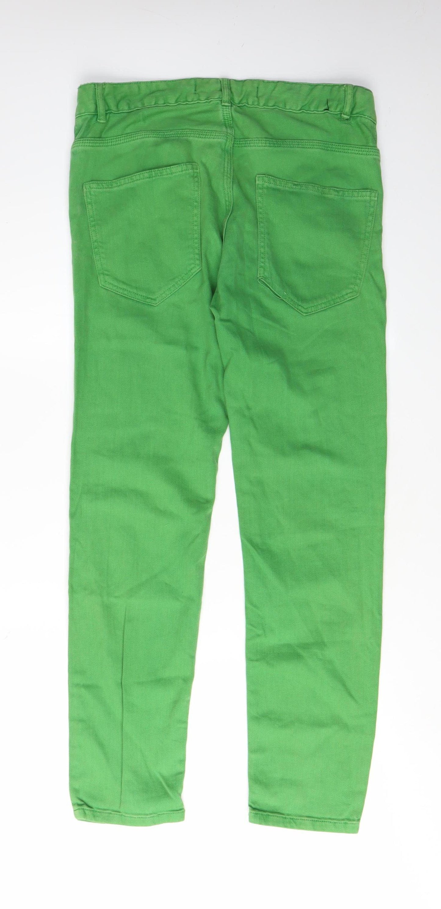 River Island Men's Green Straight Jeans Size 30