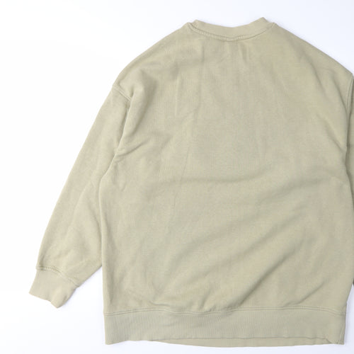 Mount Rainer Unisex Beige Crew Neck Sweatshirt XS Pullover Graphic
