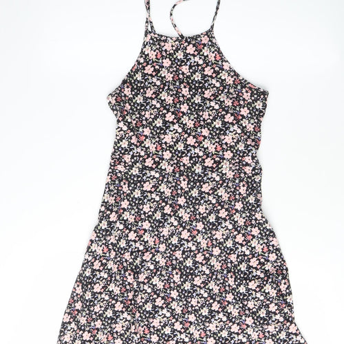 New Look Women's Multicoloured Floral A-Line Dress