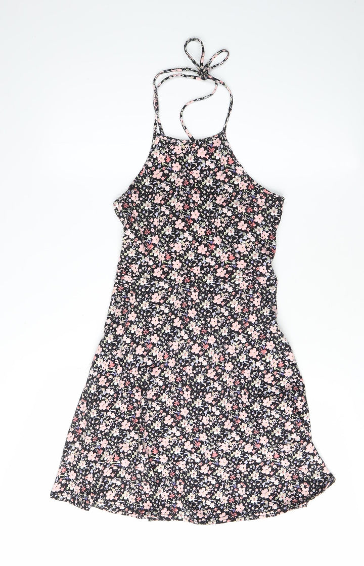 New Look Women's Multicoloured Floral A-Line Dress