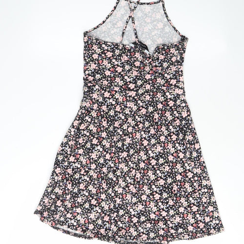 New Look Women's Multicoloured Floral A-Line Dress
