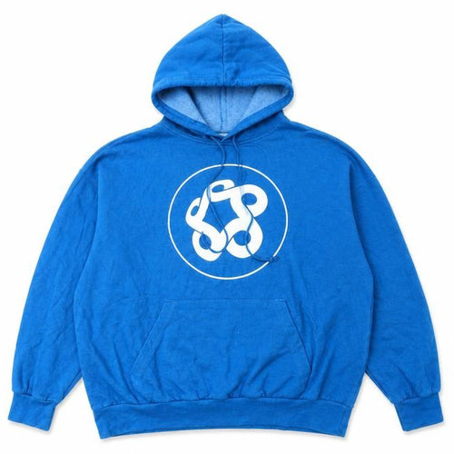 MV Sport Men's Blue XL Hooded Logo Pullover Hoodie