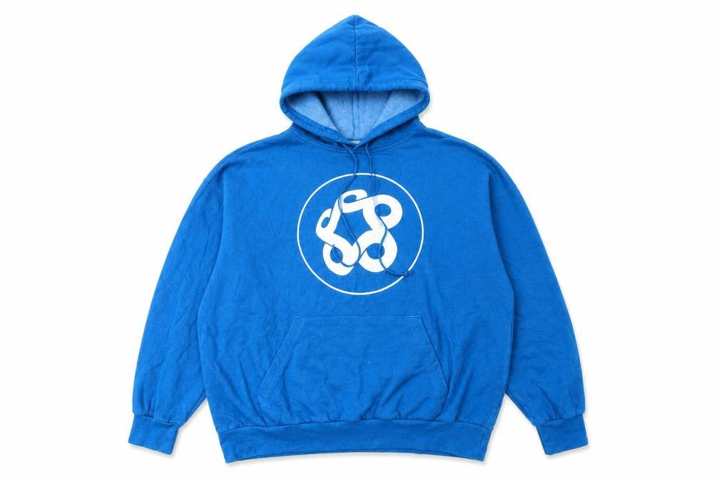 MV Sport Men's Blue XL Hooded Logo Pullover Hoodie