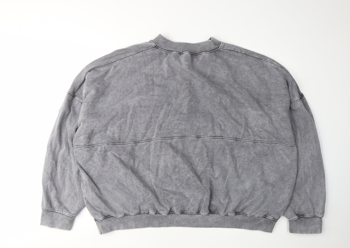 Boohoo Women’s Grey XL Cotton Basic Jacket