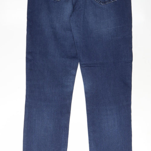 Pieszak Men's Blue Straight Jeans Size 30 Regular Fit