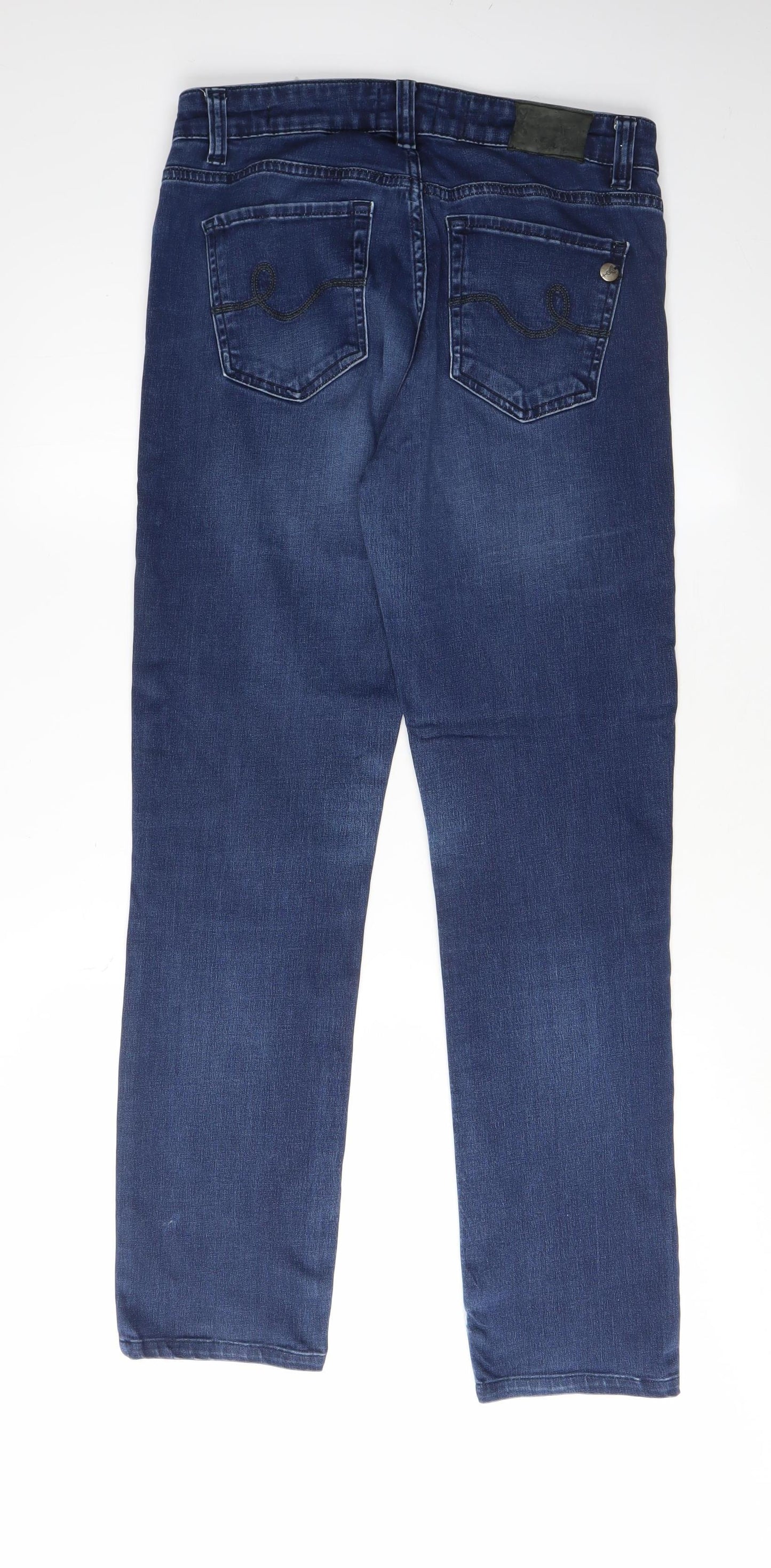 Pieszak Men's Blue Straight Jeans Size 30 Regular Fit