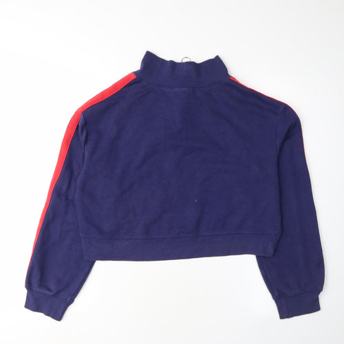 H&M Women’s Blue Cropped Sweatshirt XS