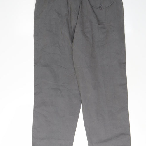Pegasus Men's Grey Cotton Trousers Size 32 Waist