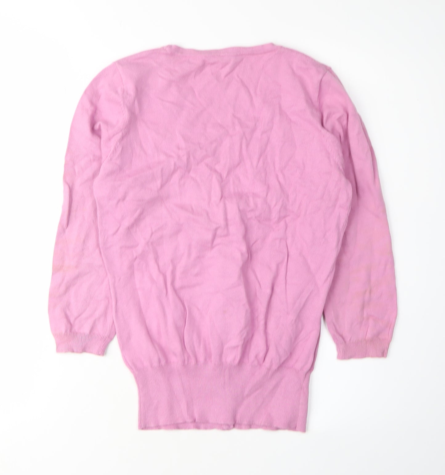 Next Women's Pink V-Neck Cardigan Size 10