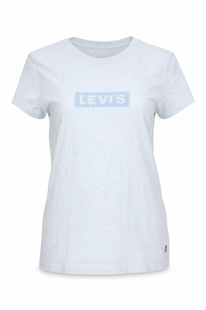 Front view of Levi's Women's Blue XS Basic T-Shirt