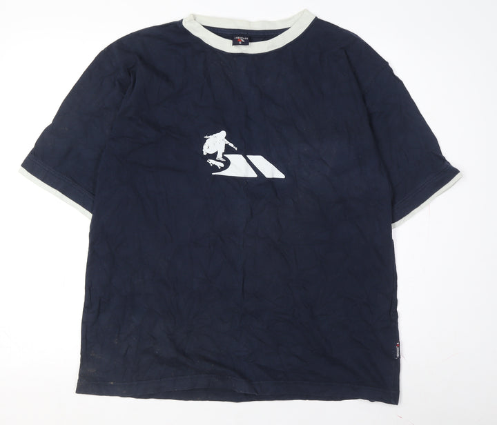 Trespass Men's Blue Crew Neck T-Shirt, Size S
