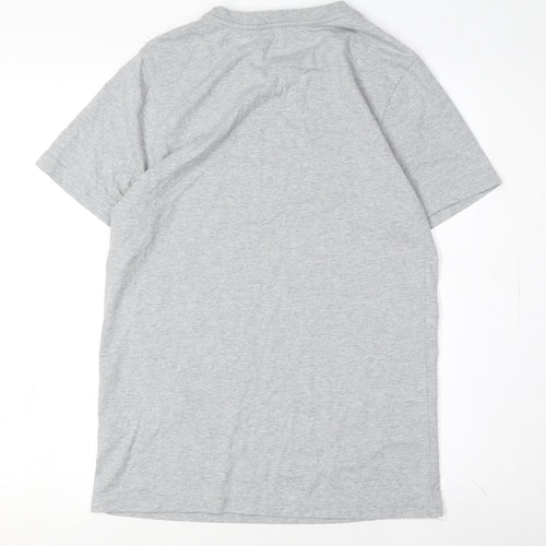 IZOD Men's Grey Graphic Print Slim Fit T-Shirt S