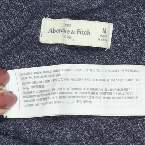 Abercrombie & Fitch Unisex Blue Tank, Medium