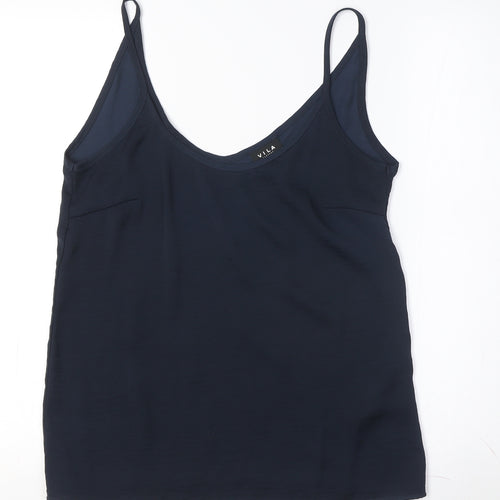 Vila Women's Blue Camisole Tank Top - Small
