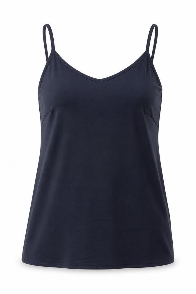 Front view of VILA Women's Blue Camisole Tank Top - Small