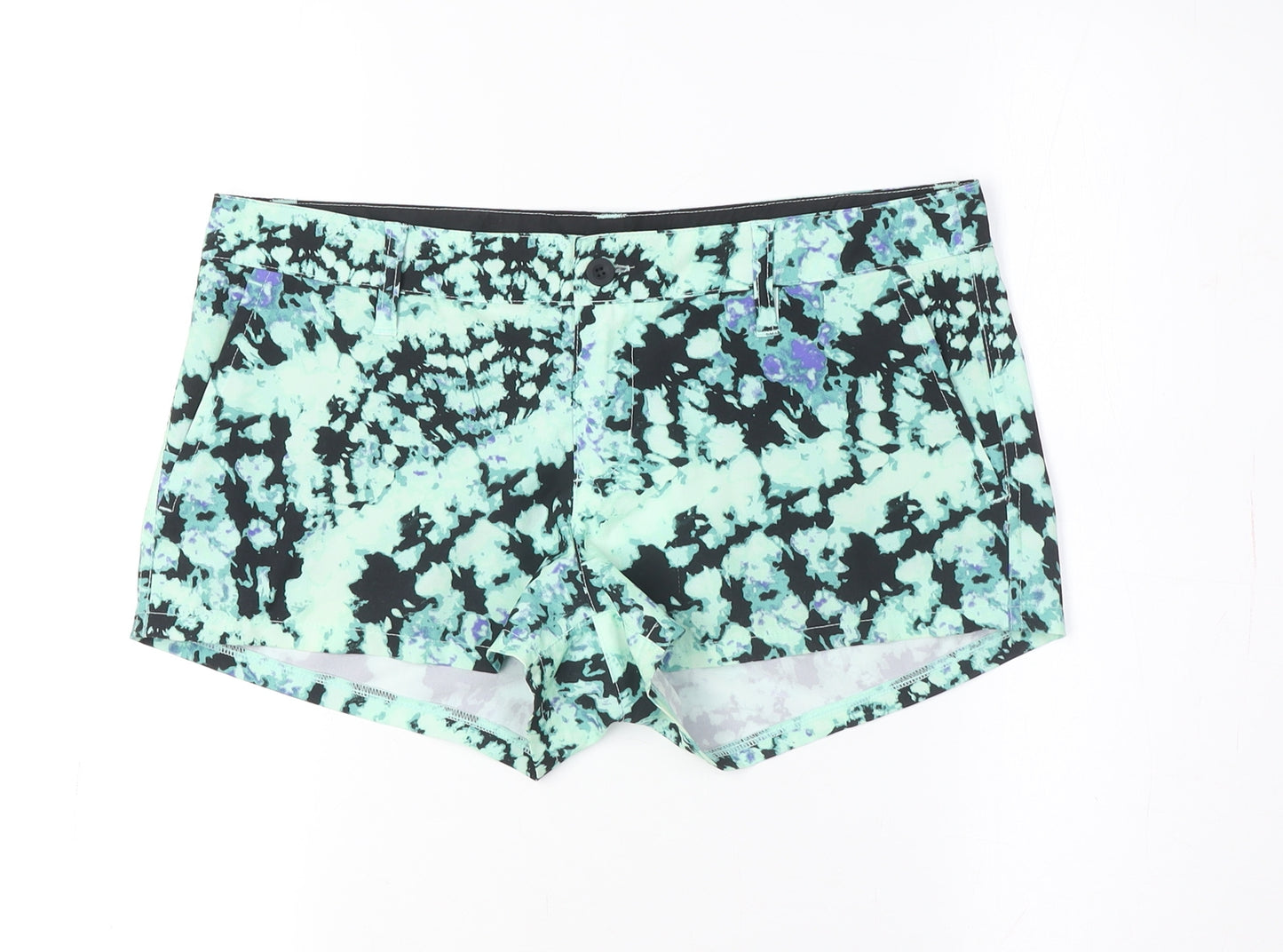 Hurley Women's Green Bermuda Shorts Size 7