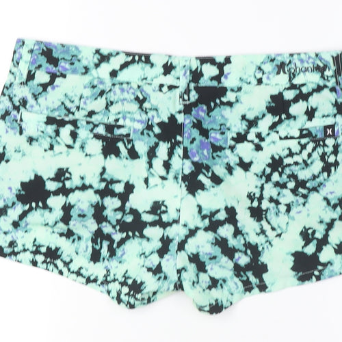 Hurley Women's Green Bermuda Shorts Size 7