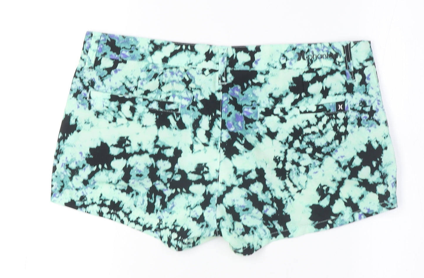 Hurley Women's Green Bermuda Shorts Size 7