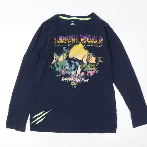 Marks and Spencer Boys Blue Jurassic World Pyjama Top 12-13 Years