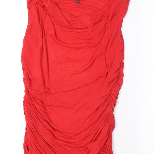 Phase Eight Women's Red Cowl Neck Blouse M