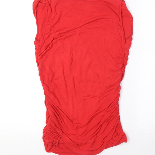 Phase Eight Women's Red Cowl Neck Blouse M