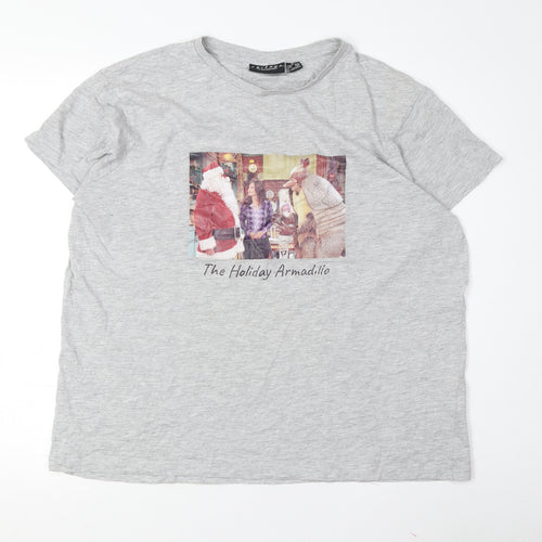 Friends Grey Unisex Short Sleeve T-Shirt Size L