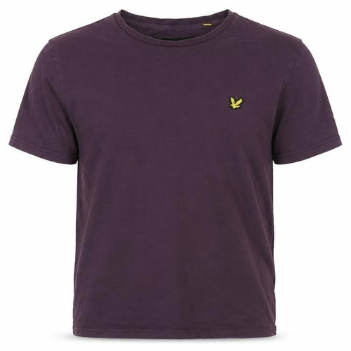 Lyle & Scott Men's M Purple Crew Neck T-Shirt