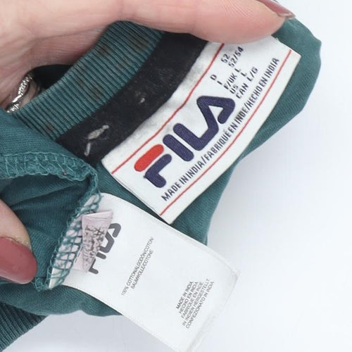 Fila Men’s Green Crew Neck T-Shirt L